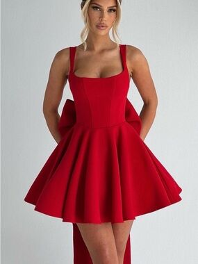 Rue Mini Dress - Red